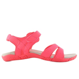 Sandalias deportivas mujer rosa fuerte rosado