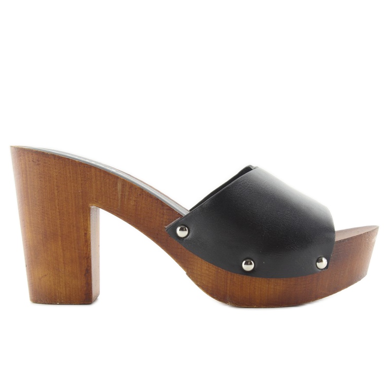 Zuecos con suela ligera 950-20 negro