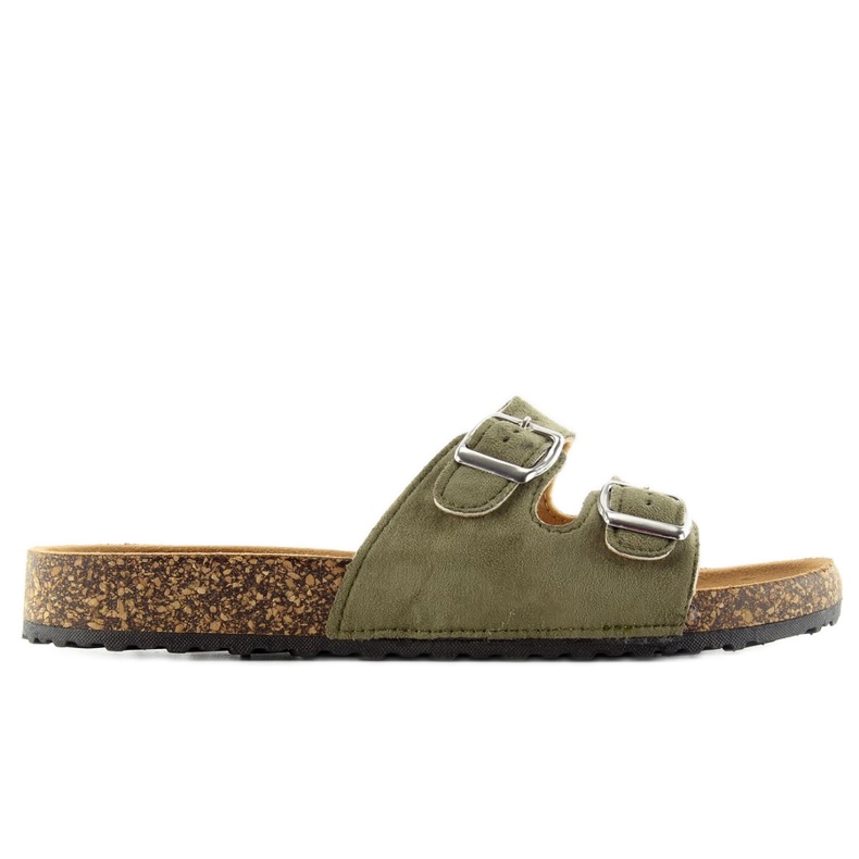 Zapatillas casa G139 corcho verde