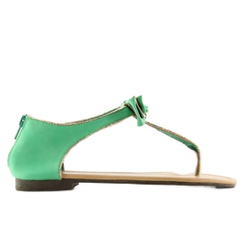 Chanclas verdes con tacón Y8808 Chanclas verdes con tacón Y8808