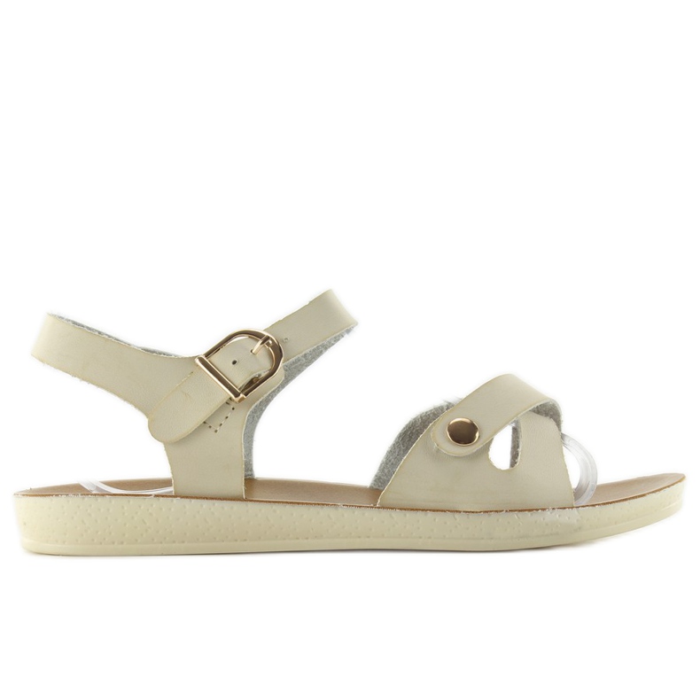 Sandalias mujer cómodas 761 beige