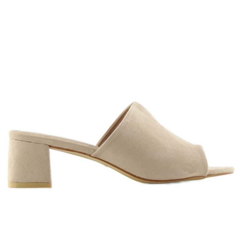 Zapatos tacón ante BL212 Beige Zapatos tacón ante BL212 Beige