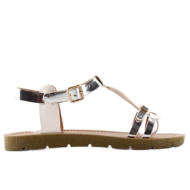 Sandalias Mujer JK-60 Blanco gris