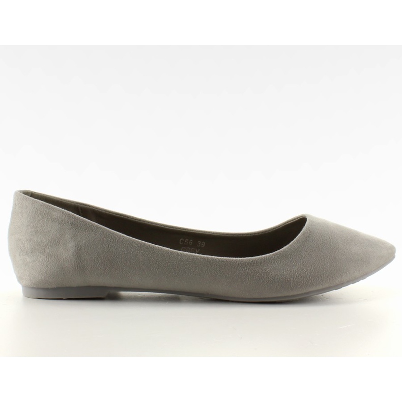 Bailarinas lisas, delicadas Spitz C56 Gris