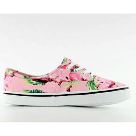 Zapatillas deportivas con flamencos Ka20 rosa.
