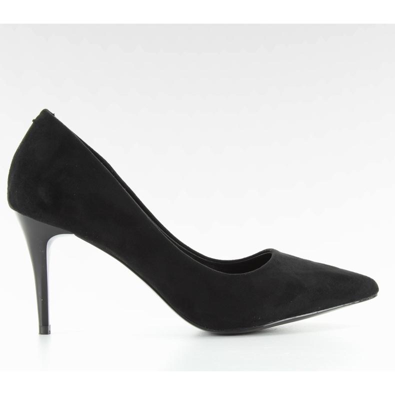 Tacones de aguja en un cómodo talón LL-88p Negro