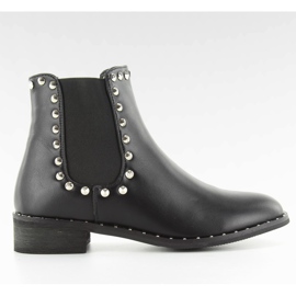 Botas Jodhpur de mujer con tachuelas NC71 Negro