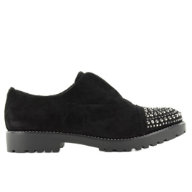 Zapatos Con Tachuelas En Los Dedos Wd31 Negro Zapatos Con Tachuelas En Los Dedos Wd31 Negro