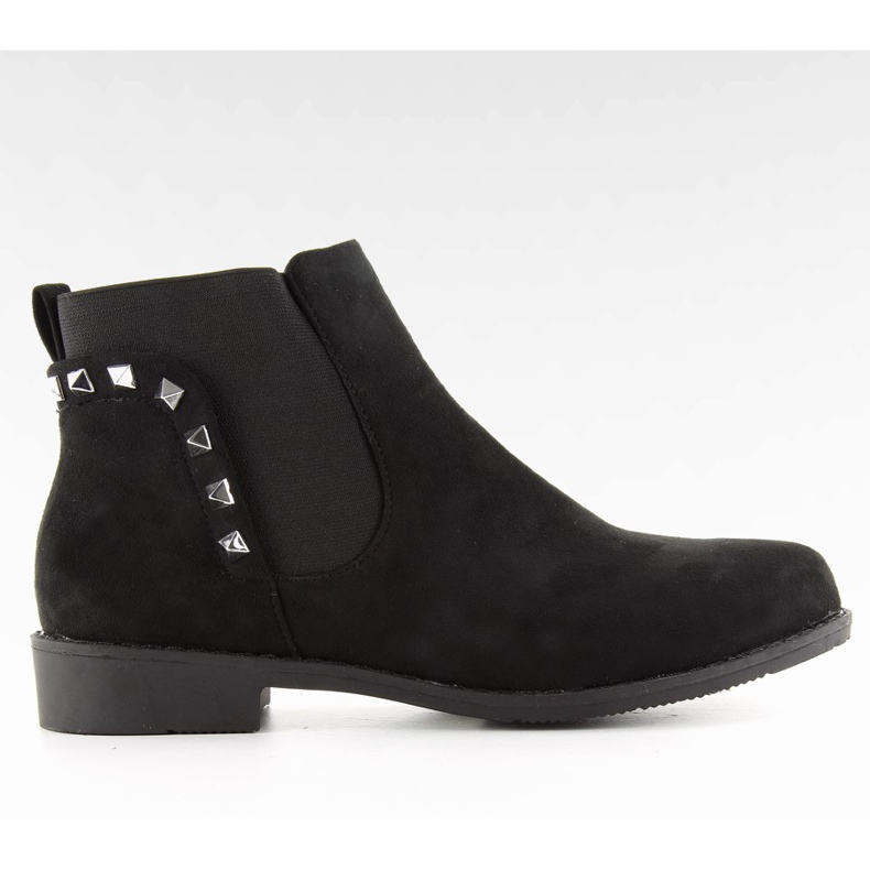 Botas Jodhpur de ante con F175 Negro