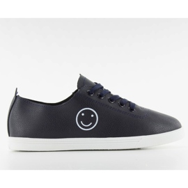Zapatillas con cara sonriente nb105 azul azul marino