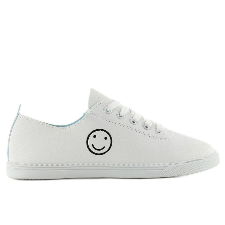 Deportivas con carita sonriente nb105 Blanco
