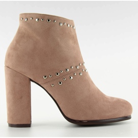 Botas con tacones anchos M275 rosa