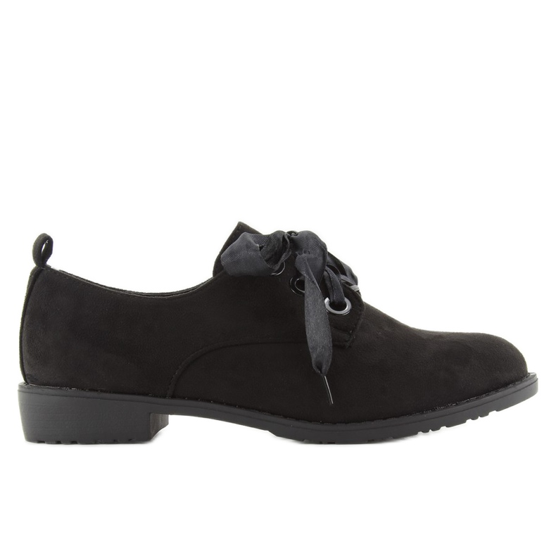 Mocasín cordones LL-86 Negro