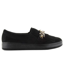 Slipons con suela de perla t277p Negro