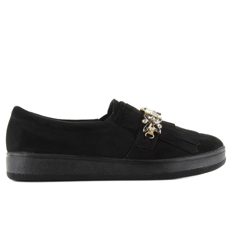 Slipons con suela de perla t277p Negro