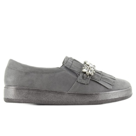 Slipons con suela de perla t277p Gris