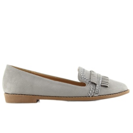 Mocasines Lordsy decorados con Grey sk33p gris