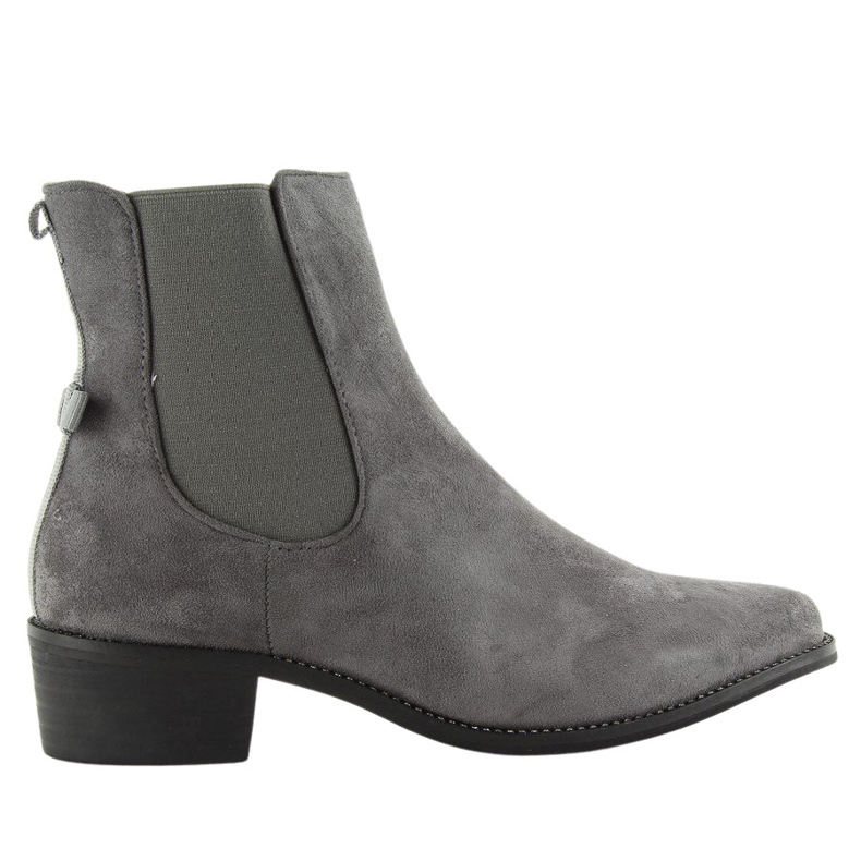 Botines Slender Chelsea con lazo M270 Gris Botines Slender Chelsea con lazo M270 Gris