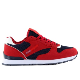 D81 RED/NAVY deportivas súper cómodas rojo