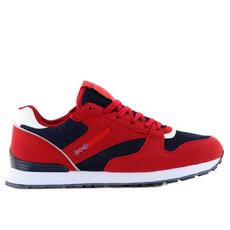 D81 RED/NAVY deportivas súper cómodas rojo