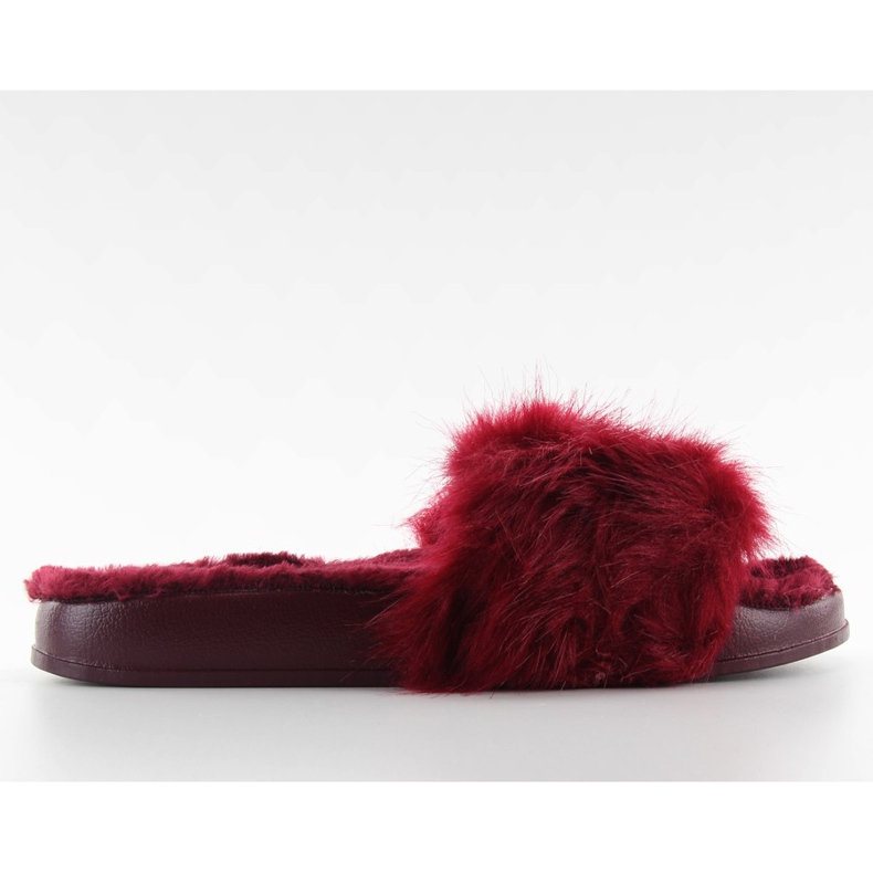 Zapatillas casa pelo dd68 Vino rojo