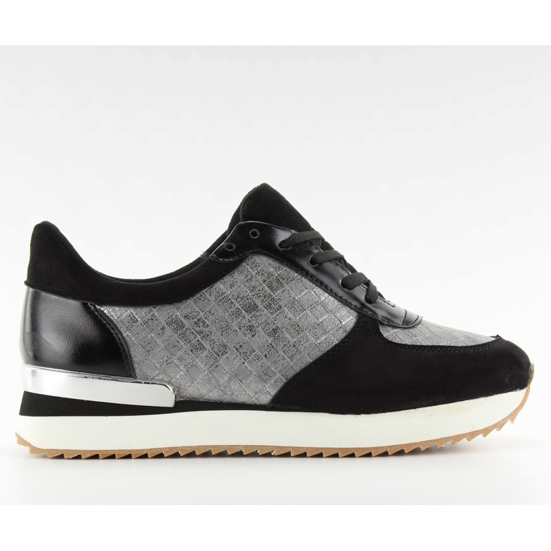 Deportivas suela alta bs072 Negro