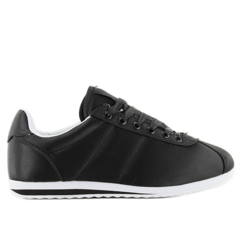 8850 deportivas negras satinadas negro