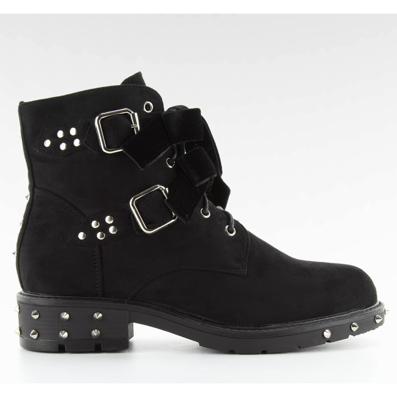Botas con estilo con tachuelas CLS-30 Negro