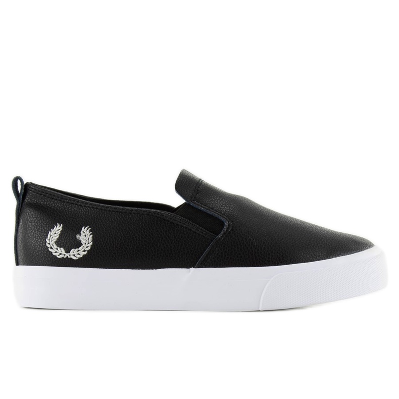 Slipons Face con bordado 3155 negro