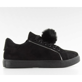 Zapatillas K-90 Black con borlas negro gris