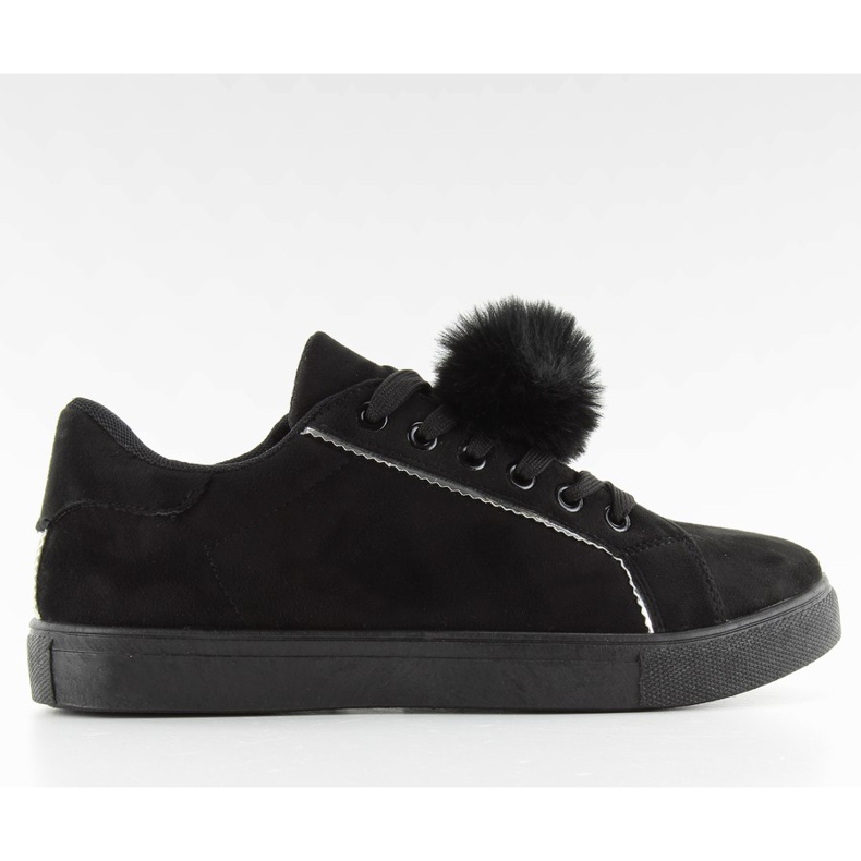 Zapatillas K-90 Black con borlas negro gris