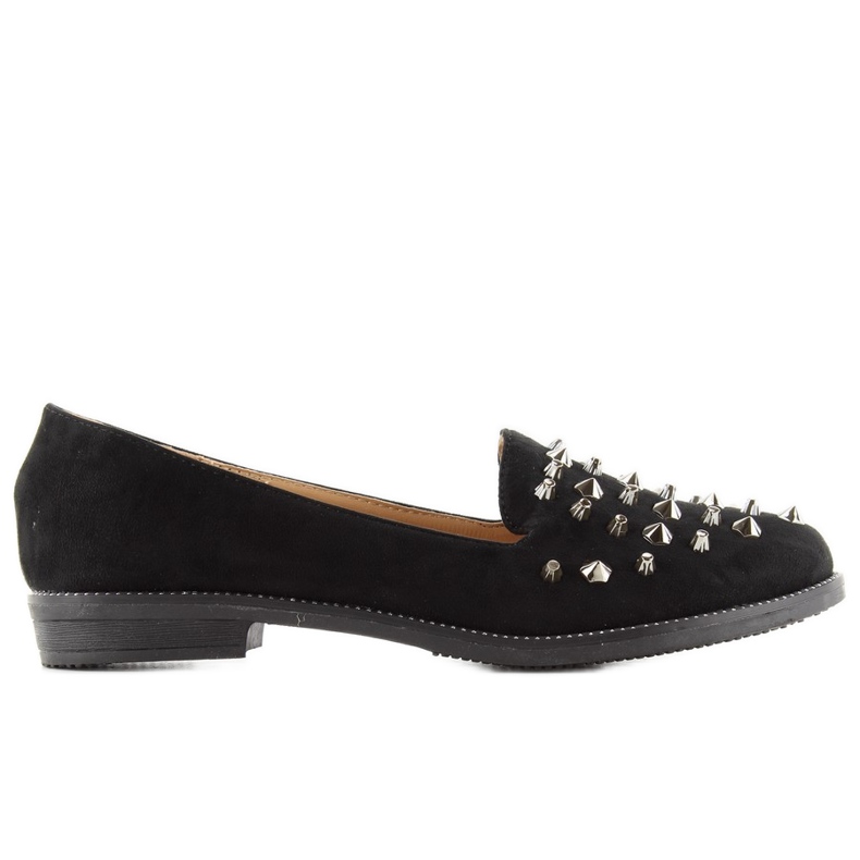 Mocasines Lordsy con tachuelas mb188-111 Negro