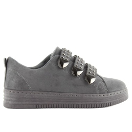 Deportivas con tachuelas 16-582 Gris