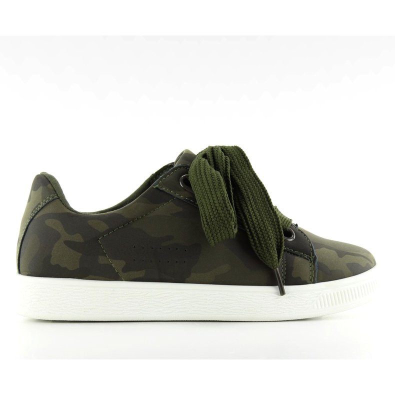 Zapatillas con suela blanca zy-7a733 verde