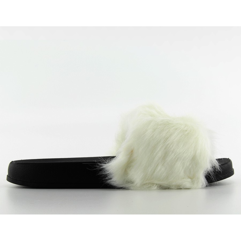 Pantuflas con pelo dd69p blanco