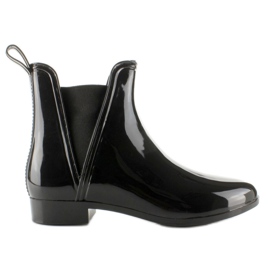 Botines elegantes D27 negro