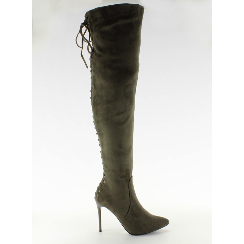 Botines con cordones en la espalda SY-12 Verde