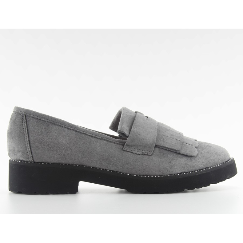 Mocasines mujer suela alta F173p gris
