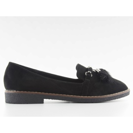 Mocasines de mujer lords JH52p negro
