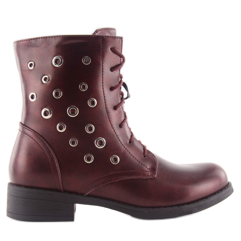 Botas workery licowe pe130p Vino Tinto rojo