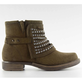Botas estilo militar 888-2 caqui verde