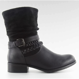 Botas estilo militar 632-pa negro