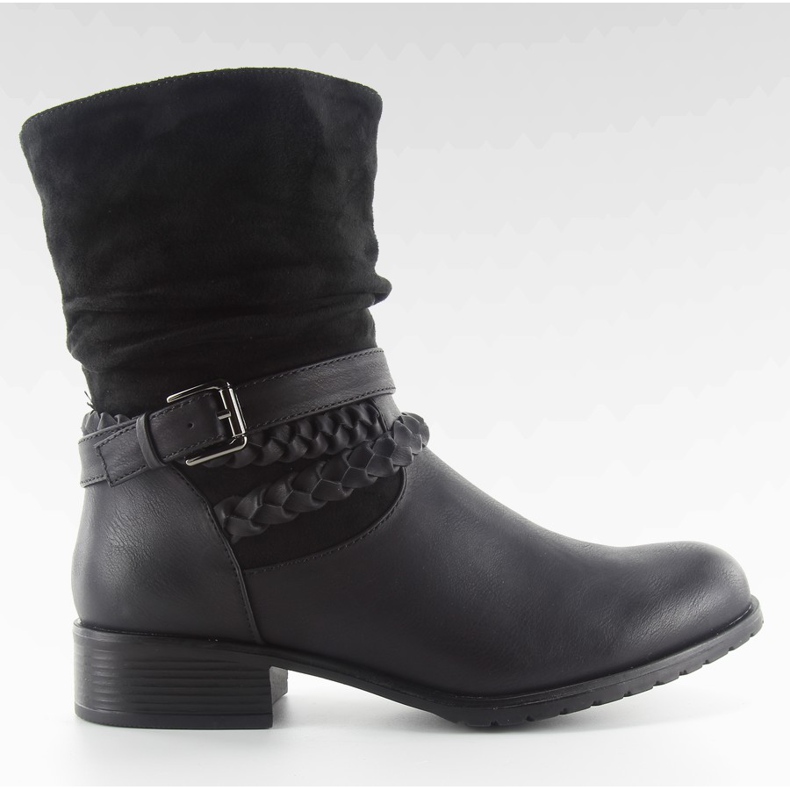 Botas estilo militar 632-pa negro