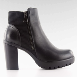 Botines tacón dd35p negro