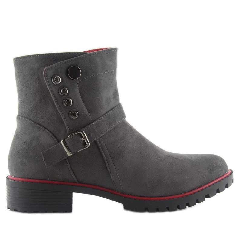 Botas Jodhpur con ribete r112p Gris Botas Jodhpur con ribete r112p Gris