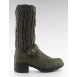 Botas lana NC109 verde