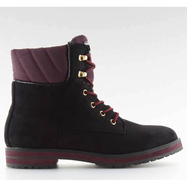 Botines Timber de mujer Black Suede WD38 Black negro