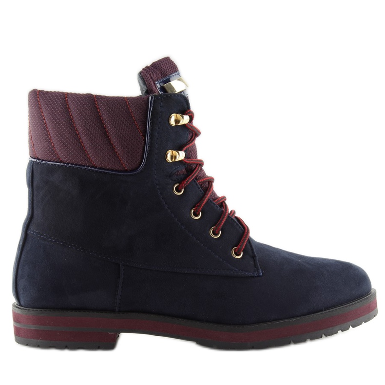 Botas madera mujer azul marino WD38 Navy Botas madera mujer azul marino WD38 Navy