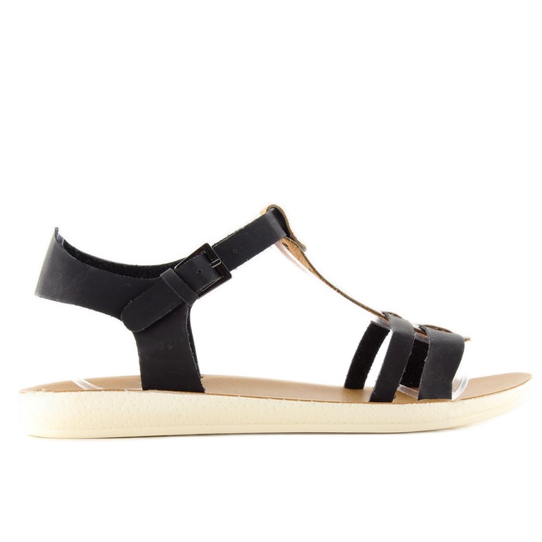 Sandalias Con Tira Metálica 760 - Ii Gat negro