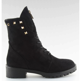 Botas negras negras H99-17 negras negro